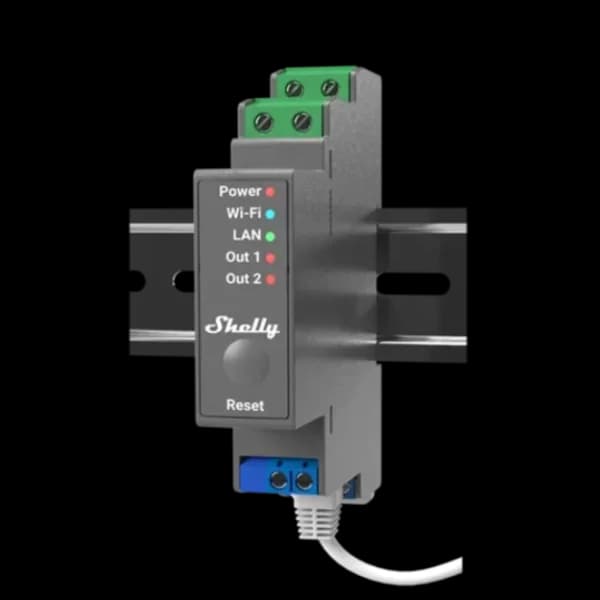 Shelly 2 Pro - Módulo WiFi/BT/LAN - SH2PRO