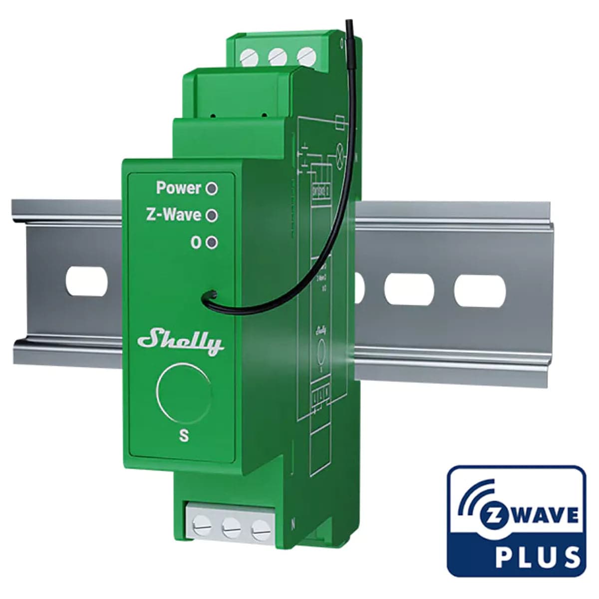 Shelly Qubino Wave PRO Dimmer 1PM - Shelly Z-Wave 1 PM