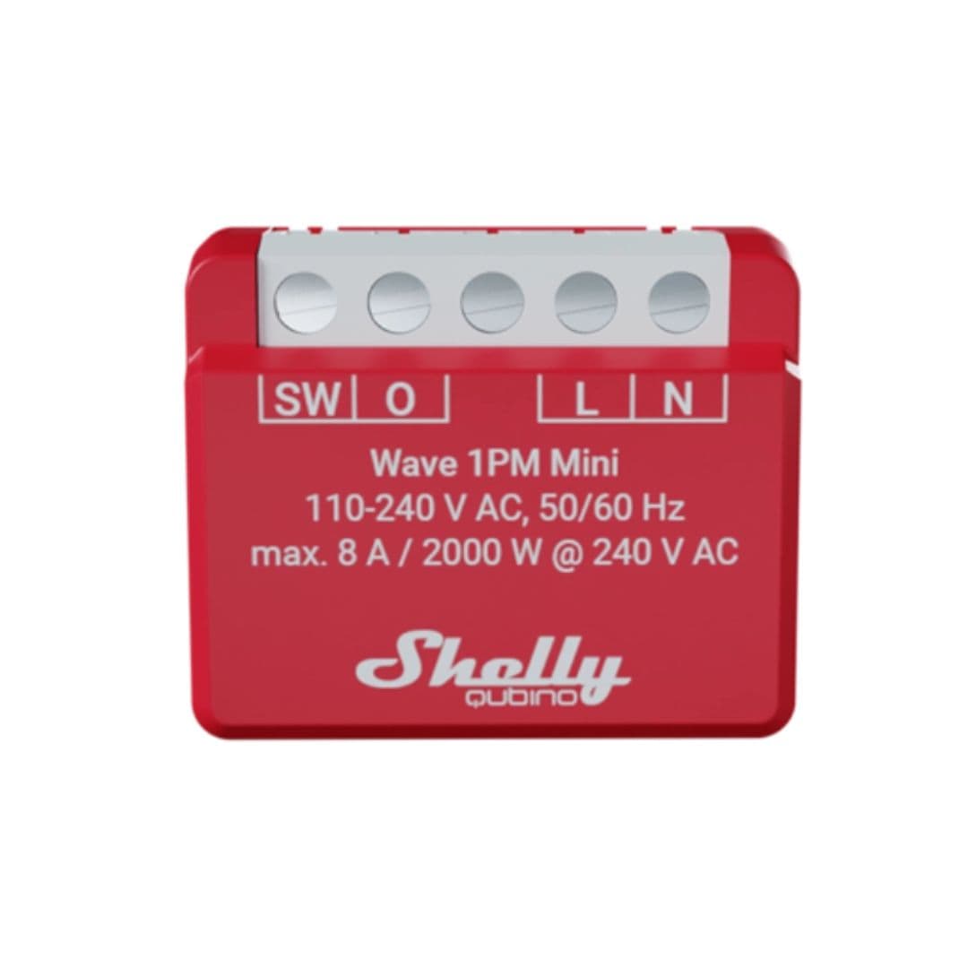 Shelly Qubino Z-Wave 1PM Mini - Módulo Z-Wave