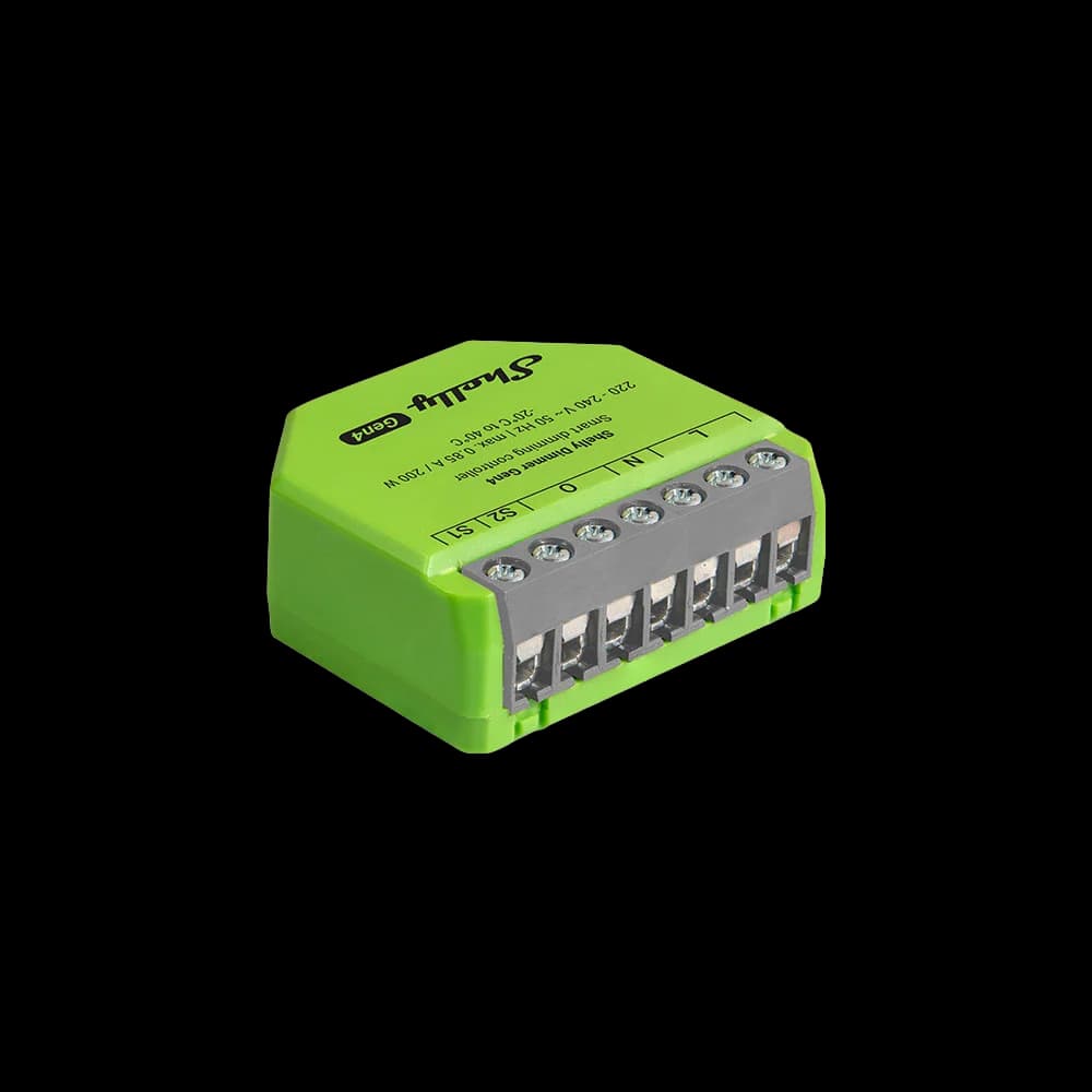 Shelly Dimmer Gen4 - Módulo Dimmer 200W WiFi Zigbee Matter