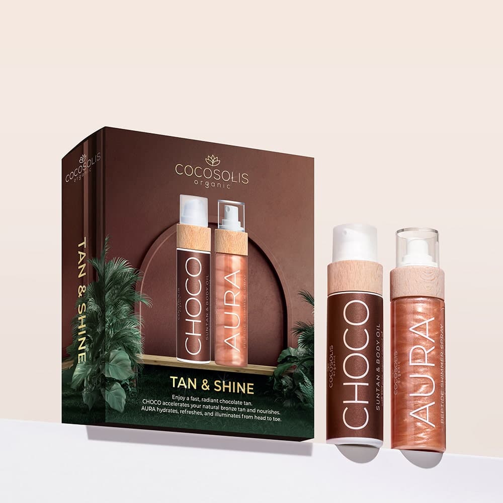 Cocosolis Tan & Shine 110ml +100ml Coffret