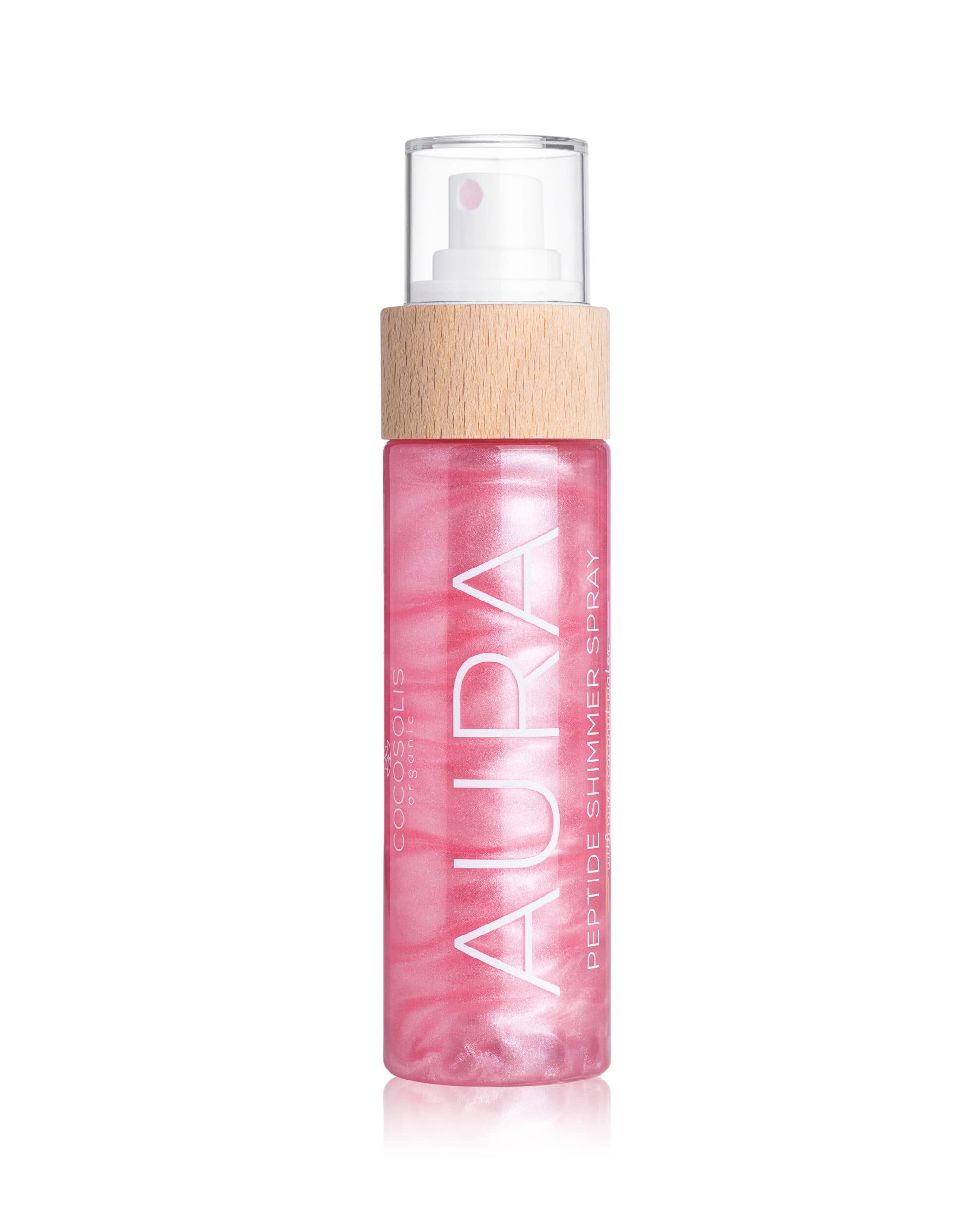 Cocosolis Aura Pink Peptide Shimmer Spray 100ml