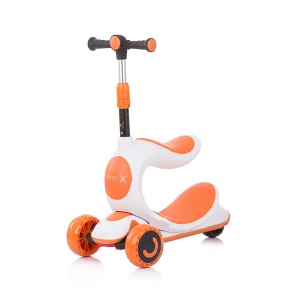 Chipolino Triciclo 2 em 1 Space X Laranja