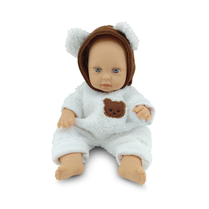 Boneca Moni Bear Baby White Rabbit 30 cm
