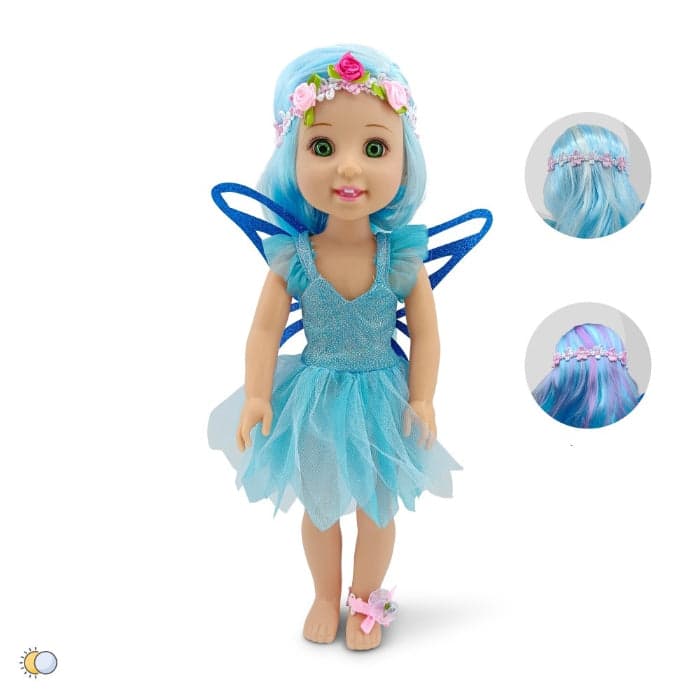 Boneca Pretty Girl Moni Sun Blue 38 cm