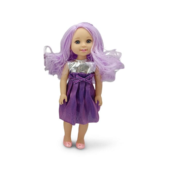 Boneca Pretty Girl Moni Purple 38 cm