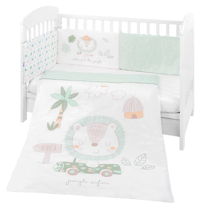 Conjunto jogo de cama 2pçs 70x140cm Kikka Boo Jungle King