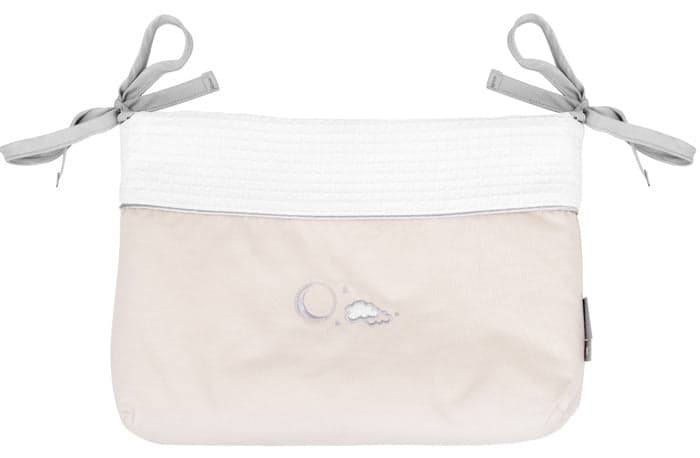 Cesto de fraldas com laços Kikka Boo Dream Big Beige