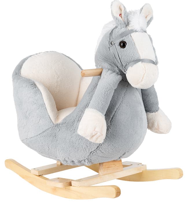 Cadeira de balanço com sons Kikka Boo Grey Horse