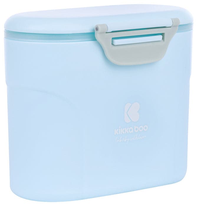 Dispensador de leite em pó com colher 160g Kikka Boo Azul