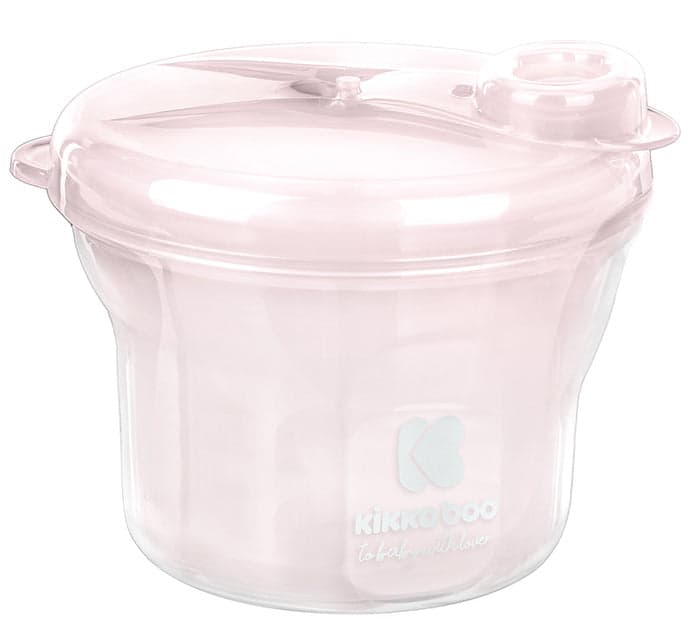 Dispensador de leite em pó 2 em 1 Kikka Boo Rosa Claro
