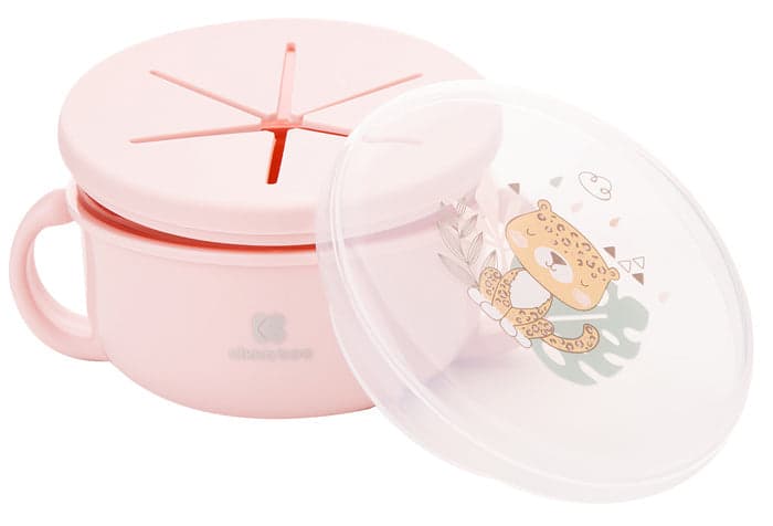 Tigela 2 em 1 Kikka Boo Savanna Rosa
