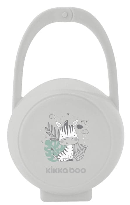 Caixa porta chupeta Kikka Boo Savanna Gris