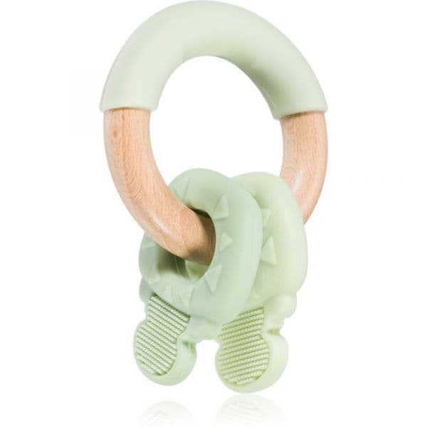 Kikkaboo Silicone And Wood Teether Keys Mordedor Mint