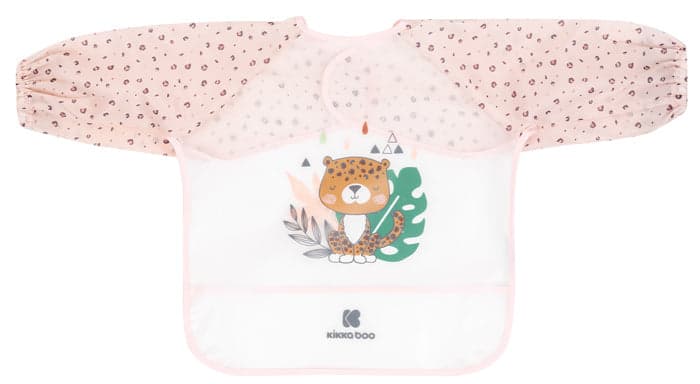 Babete com mangas compridas Kikka Boo Savanna Rosa