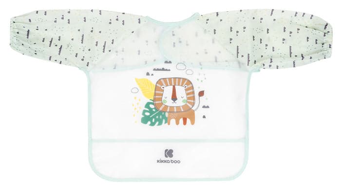 Babete com mangas compridas Kikka Boo Savanna Menta