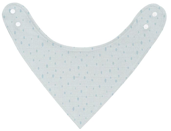 Babete musselina Kikka Boo Dots Azul
