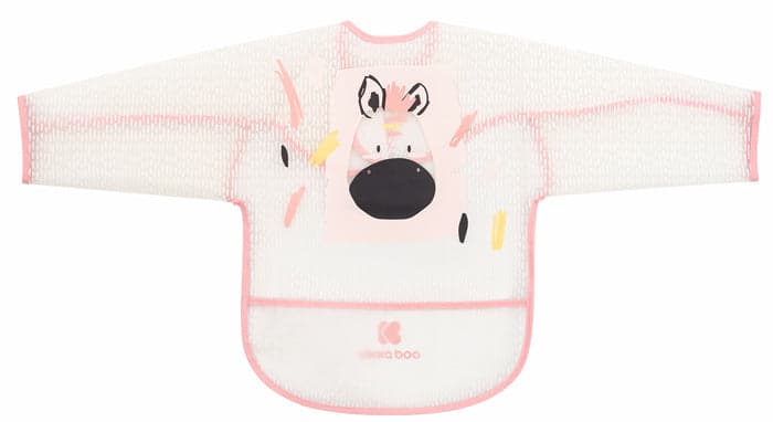 Babete com mangas compridas Kikka Boo Arty Rosa