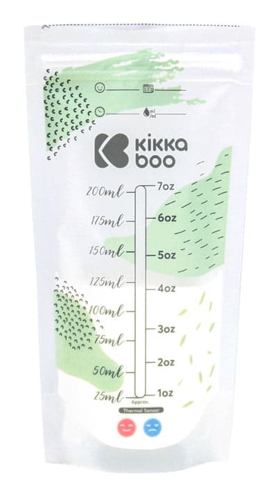 Saco de armazenamento de leite com sensor de temperatura 50pçs Kikka Boo Lactty