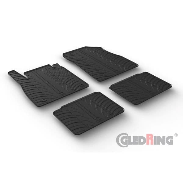 GledRing Tapetes para Nissan Micra (hatchback), 2017 - - T0299