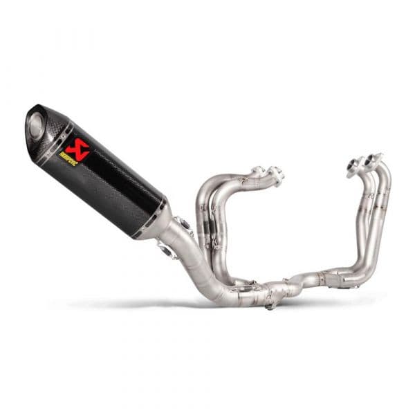 Akrapovic Escape Evolution Titânio&carbono Rsv4 15-17 Black / Silver