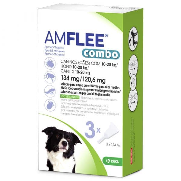 Amflee Combo 10-20Kg 3 Pipetas