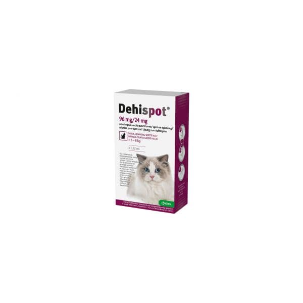 Spot-on Dehispot Pipeta Desparasitante Interno Gato 5-8Kg