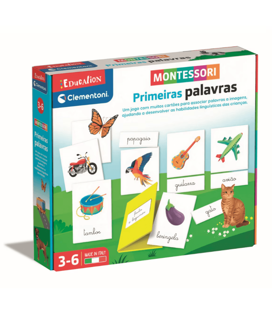 Clementoni Jogo Montessori Primeiras Palavras