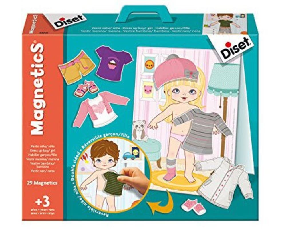 Jogo Magnético para Vestir Menino/Menina Diset