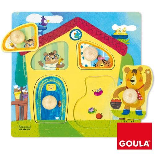 Goula Puzzle Casa Família Ursos - 53461