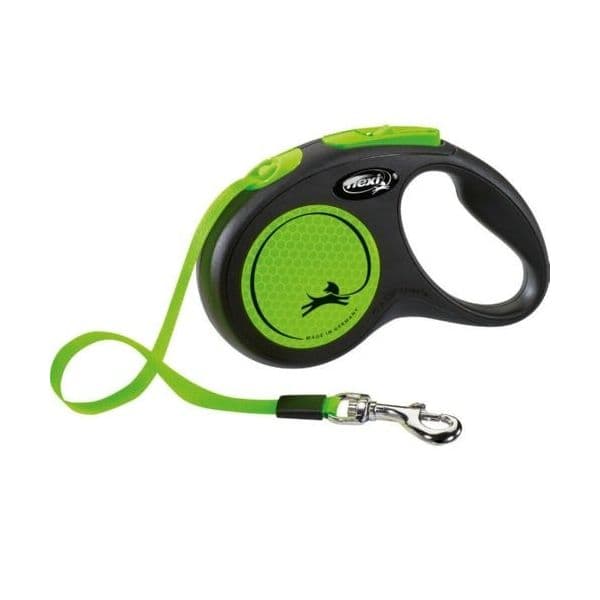 Flexi Trela de Rodadura New Neon 5 Metros Negro/verde 829495