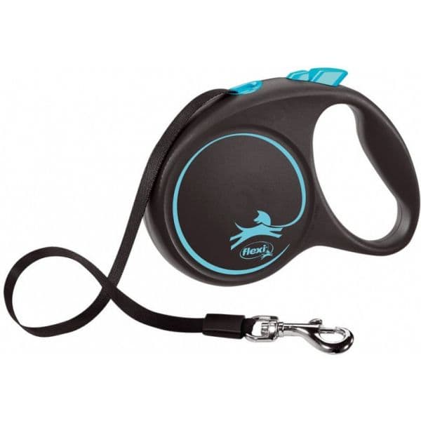 Flexi Trela Design 5 Metros Negro/azul 829776