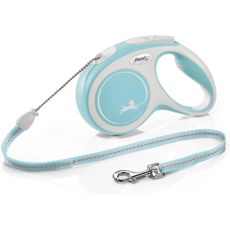 Flexi Trela de Rodadura New Comfort 8 Metros Azul Claro/blanco 829684