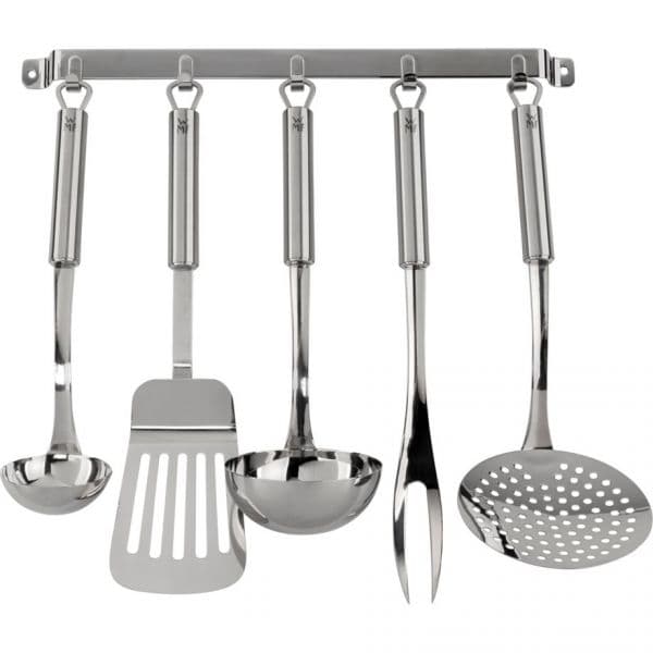 WMF Utensílios de Cozinha Profi Plus Aço Inoxidável Polido Preto 6 Pcs