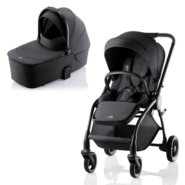 Trio Britax Römer Rio + Baby Safe Pro + Alcofa Rio Style Carbon Black