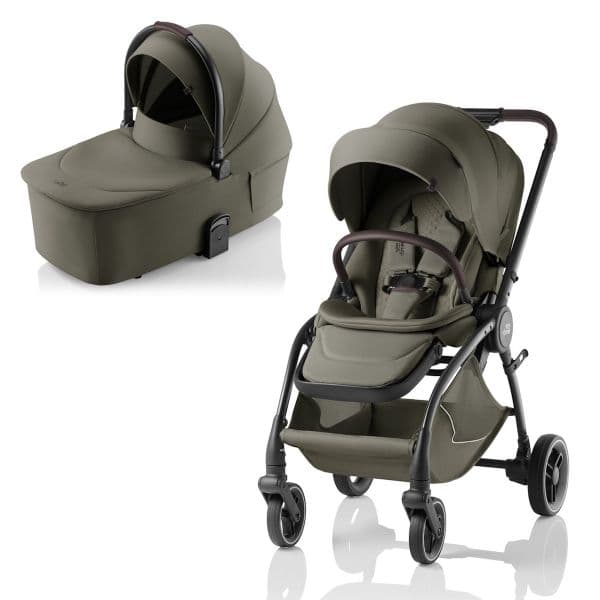 Trio Britax Römer Rio + Baby Safe Pro + Alcofa Rio Lux Urban Olive