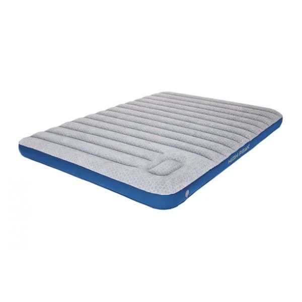 High Peak Colchão Hinchable Cross Beam Azul/Cinza Claro Duplo