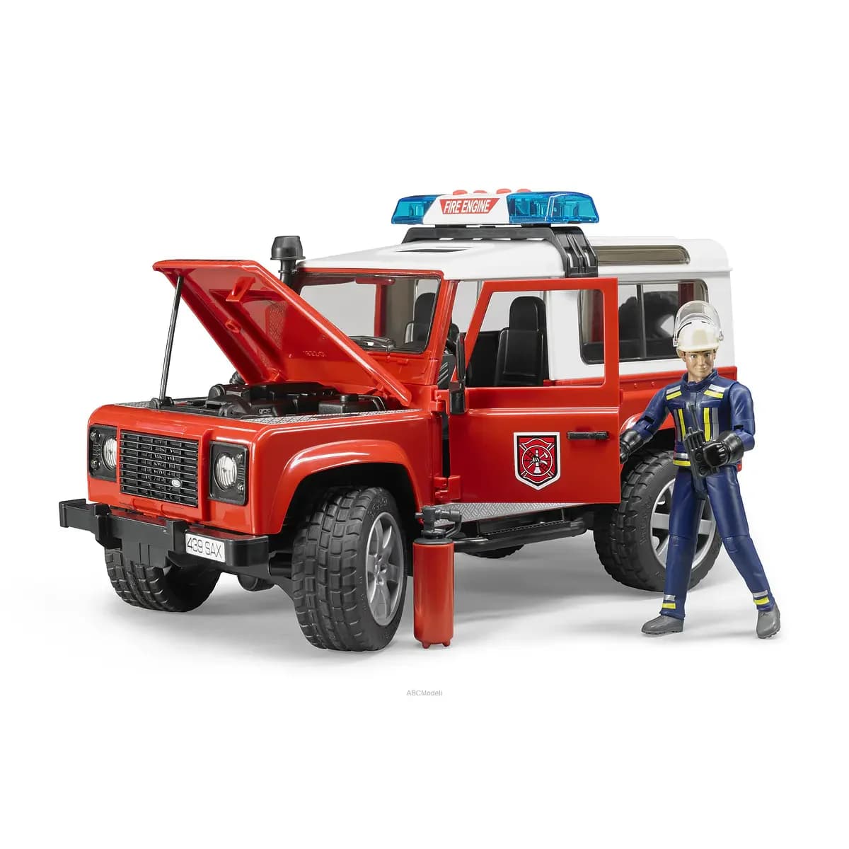 Bruder Land Rover Bombeiro, Luz e Som, - 02596