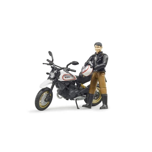 Bruder Ducati Scrambler Desert Sled com Figura - 63051