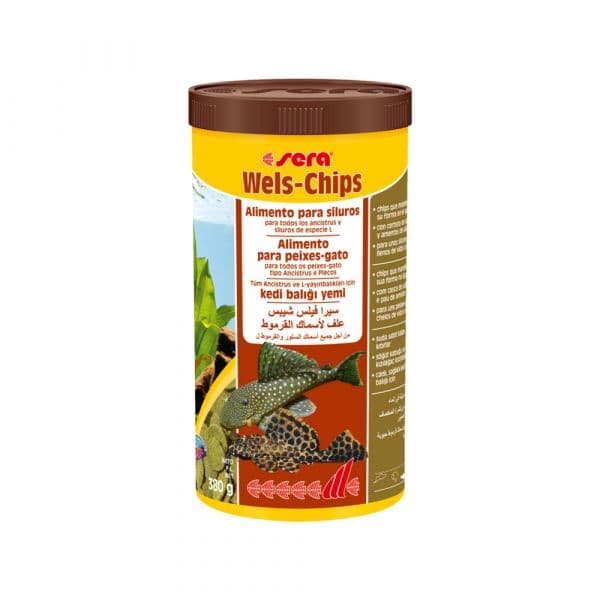 Sera Alimento Peixe Wels-Chips 1L