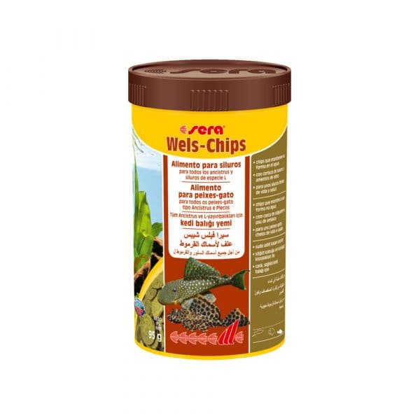 Sera Alimento Peixe Wels-Chips 250ml