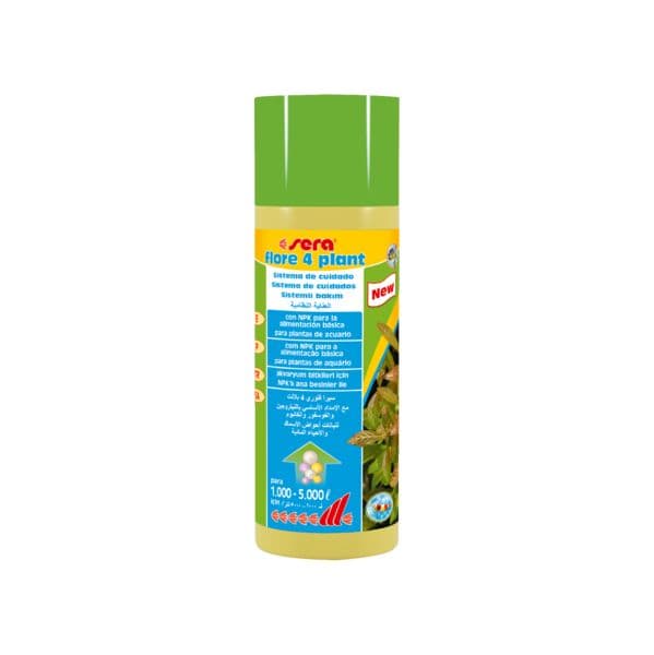 Sera Flore 4 Plant para Acuarios Plantas Con Pocos Peces 250 ml