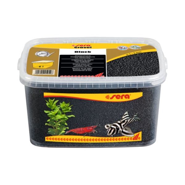 Sera Arena Gravel Black 2-3 mm 6 L