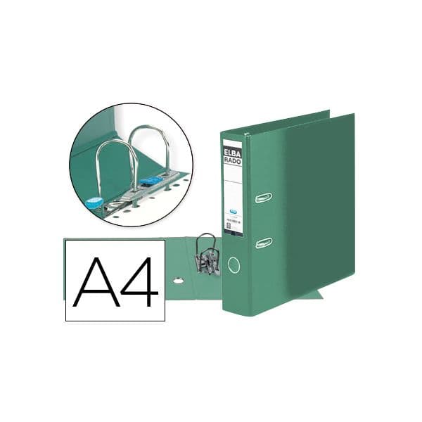 Elba Pasta Arquivo Cartão Din A4 L80 Verde - 100022628