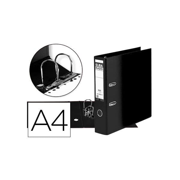 Elba Pasta Arquivo Cartão Din A4 L80 Black - 100022631