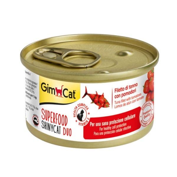 Ração Húmida Gimcat Tuna & Tomato 70g