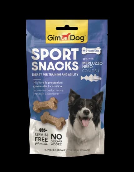 GIMDOG SPORT SNACKS WITH COALFISH