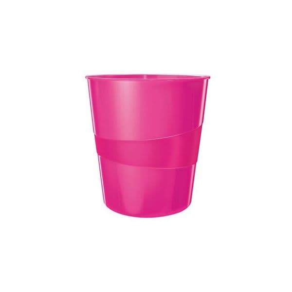 Esselte Cesto de Papeis Wow Polietileno15 L Fúcsia - 4002432101535