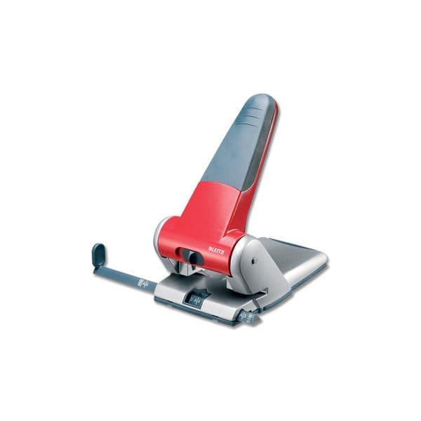 Leitz Furador 5180 c/ Guia 65 Fls Prata