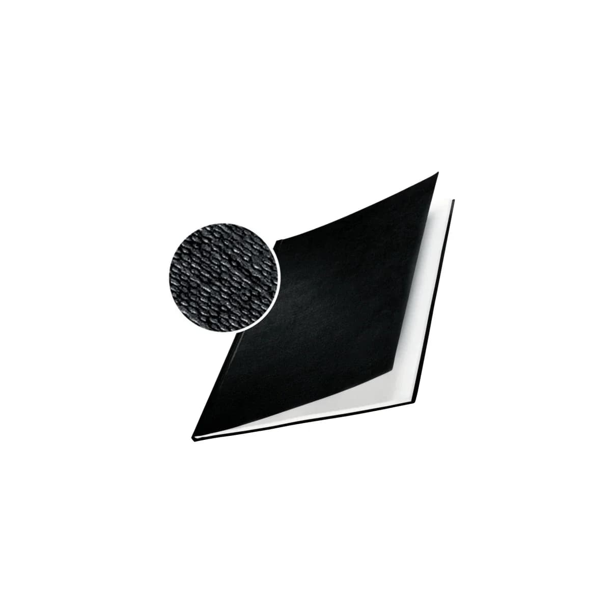 Leitz Capa Encadernação Channel Lombada 21mm 210 Fls Preto 10 Un.